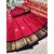 Red Colour Cotton Embellished Saree