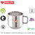 Nirlon Pack Of 6 Stainless Steel Double Wall Stainless Steel Tool Tip Top,Tea Mug,Steel Mug Coffee Cup Set For Kitchen,Canteen,Office,Conference Room,Restaurant,6Pcs Set (Silver)