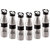 Nirlon Stainless Steel Water Bottle Set Of 06 Ideal For Kids,Woman,Black Colour,700Ml