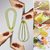 Combo of Silicon Basting Spatula, Oil Brush, Power Free Hand Blender And Plastic Whisk (Multicolor) by Markwell