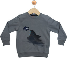 Red Line Grey Printed Fashion Sweat Shirt