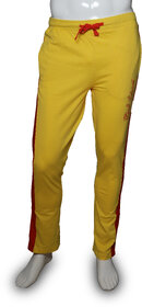 RedLine Yellow Cotton Regular Fit Trackpant