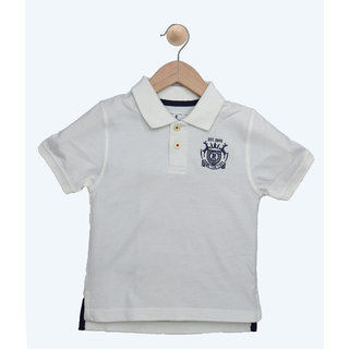 Red Line Boys Organic White Polo T-Shirts