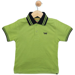 Red Line Kids Solid Polo T-Shirts