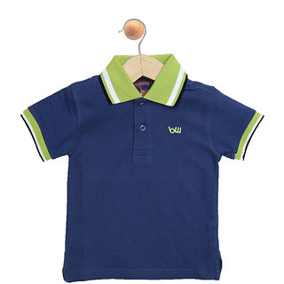 Red Line Kids Solid Polo T-Shirts