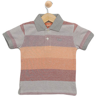 Red Line Kids Solid Polo T-Shirts