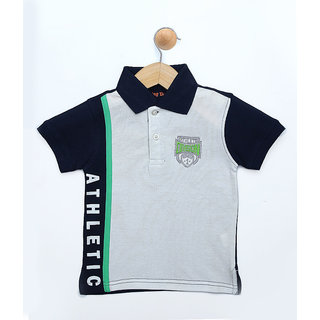 Red Line Kids Solid Polo T-Shirts