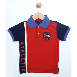 Red Line Kids Solid Polo T-Shirts