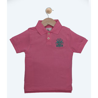 Red Line Boys Organic Rosa Polo T-Shirts