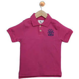 Red Line Boys Organic Fushia Polo T-Shirts