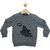 Red Line Grey Printed Fashion Sweat Shirt