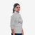 Women's Grey Cotton Blend Sweatshirt By Ww Won Now