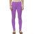 Women's Lavender Cotton Blend Leggings By Ww Won Now