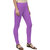 Women's Lavender Cotton Blend Leggings By Ww Won Now