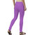Women's Lavender Cotton Blend Leggings By Ww Won Now