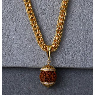 Rudraksha natural beads pendant certified beads for men and women