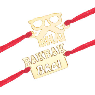 Vighnaharta Dashing wala Bhai and BakBak Bhai Fancy Rakhi