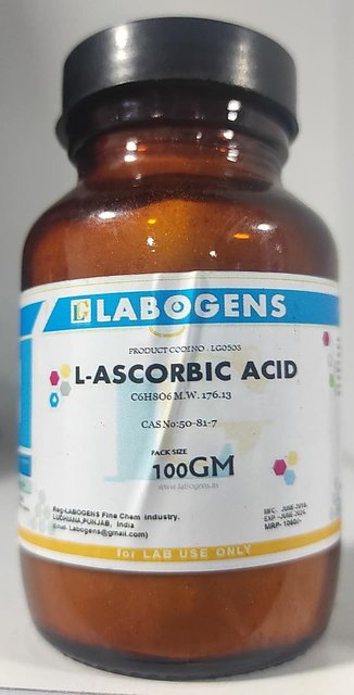 Buy LABOGENS L-ASCORBIC ACID 100GM Online - Get 29% Off