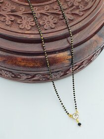 Elegant Alloy Gold Plated Mangalsutra for Women Traditional Indian Perfect Daily Wear Jewelry