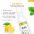 Globus Naturals Refreshing Lemon Face Wash with Face Massage Brush