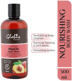 Globus Naturals Peach Body Wash, 300ml
