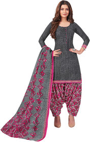 Women Shoppee's Colourful Cotton - Unstiched Dress Material