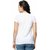PSK Cotton Blend White Printed T-Shirt