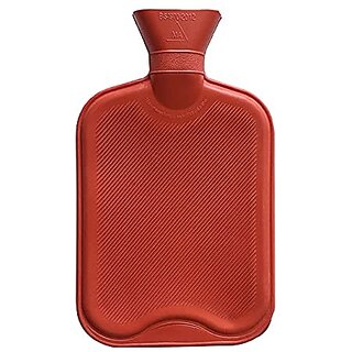 Hot Water Bottle Non Electrical Rubber Heating Pad Heat Pouch Pain Relief Device (Pack Of 1 Multi Color)