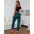 Code Yellow Women Green Check Printed Cotton Lower
