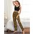 Code Yellow Women Yellow Check Printed Cotton Lower