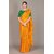 Meia Yellow Foil Zari Work Zarna Silk Saree With Blouse Piece