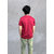 STYLE WIND 100% Cotton Round Neck Half Sleeves Maroon T-shirt for Men