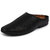 FAUSTO Men's Black Back Open Slip On Ethnic Mules Wedding Shoes