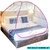 Silver Shine Pink Mosquito Net Foldable Double Bed Net King Size Pack Of 3