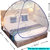 Silver Shine Blue Mosquito Net Foldable Double Bed Net King Size Pack Of 2