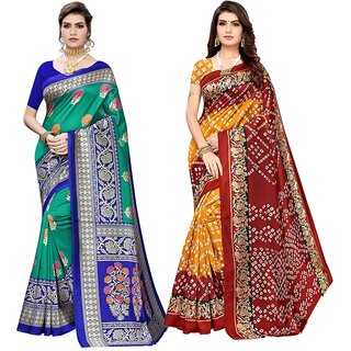 SVB Sarees Mysore Silk Saree Combo Of 2 Saree