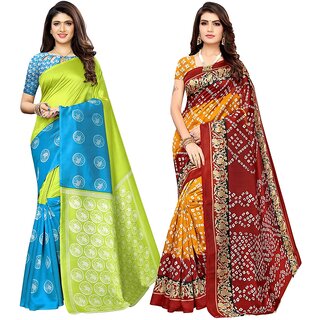 SVB Sarees Art Silk Saree Combo Of 2 Saree