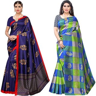 SVB Sarees Art Silk Saree Combo Of 2 Saree