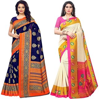 SVB Sarees Art Silk Saree Combo Of 2 Saree