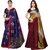 SVB Sarees Silk Printed Saree Combo Of 2 Saree