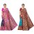 SVB Sarees Pink And Red Colour Mysore Silk Saree Pack Of 2