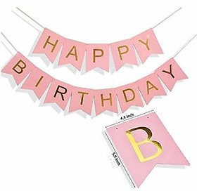 ARHAM Happy Birthday Banner Decoration for Boys, Girls, Boyfriend, Girlfriend, Husband, Kids Bday Celebrations  Bunting