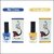 LITTLE Nail Polish - Luxurious Collection of Blue Glossy and Yellow Glitter  Nail Polish pack of 2 ,16 ml ,8 ml each