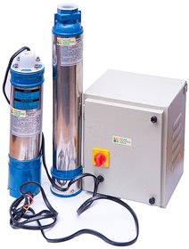 SUI Solar Pump  Solar Panel Combo - Submersible 1HP Water Pump with 40 meters depth  4 x 250W Solar Panels