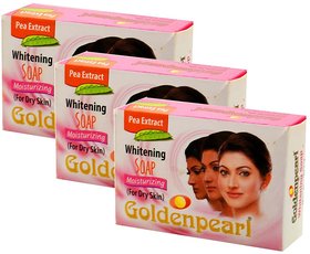 Golden Pearl Whitening For Dry Skin Soap - 100g (Pack Of 3)