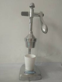 DUBBLIN HAND PRESS ALUMINIUM  JUICE MACHINE-SILVER CHROME