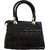 Trendchicks black Leather Handbag for Women  Girls