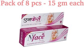 N face Skin Fairness Cream Removing Scars Marks (PACK OF 8 PCS )15 gm
