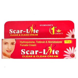 Scar-Lite Cream For Clear Clean Skin (Pack Of 1 pcs)15 gm each