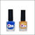 LITTLE Nail Polish - Luxurious Collection of Blue Glossy and Yellow Glitter  Nail Polish pack of 2 ,16 ml ,8 ml each